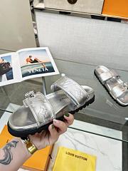 Louis Vuitton LV Bom Dia Flat Comfort Mule Silver - 6