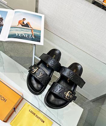 Louis Vuitton LV Bom Dia Flat Comfort Mule Black
