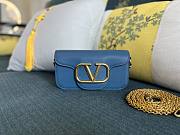 Valentino Blue Chain Bag Size 20 x 11 x 5 cm - 1