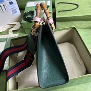  Gucci Diana Green Small Tote Bag Green Size 27 x 24 x 11 cm - 5