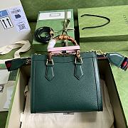  Gucci Diana Green Small Tote Bag Green Size 27 x 24 x 11 cm - 3