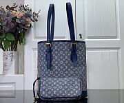 Louis Vuitton LV M42238 Bucket Bag Blue Size 23 x 15 x 26 cm - 4