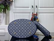 Louis Vuitton LV M42238 Bucket Bag Blue Size 23 x 15 x 26 cm - 5