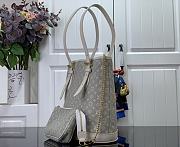 Louis Vuitton LV M42238 Bucket Bag Apricot Size 23 x 15 x 26 cm - 5