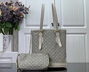 Louis Vuitton LV M42238 Bucket Bag Apricot Size 23 x 15 x 26 cm - 4