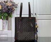 Louis Vuitton LV M42238 Bucket Bag Coffee Size 23 x 15 x 26 cm - 1
