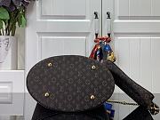 Louis Vuitton LV M42238 Bucket Bag Coffee Size 23 x 15 x 26 cm - 3