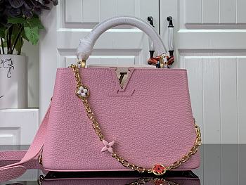Louis Vuitton LV Capucines BB M20708 Pink Size 27 cm