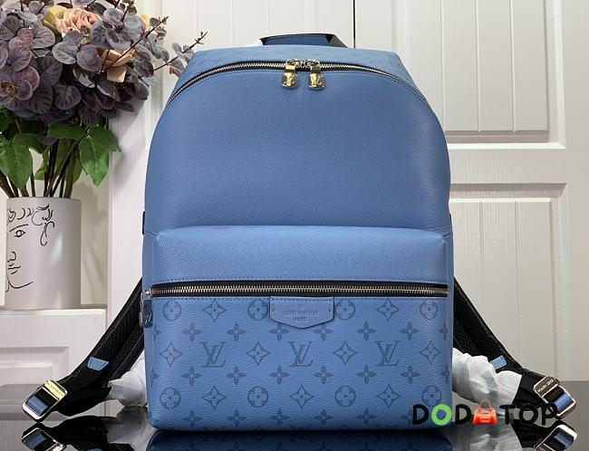  Louis Vuitton Taigarama Discovery Backpack M30409 Blue Size 40 x 30 x 20 cm - 1