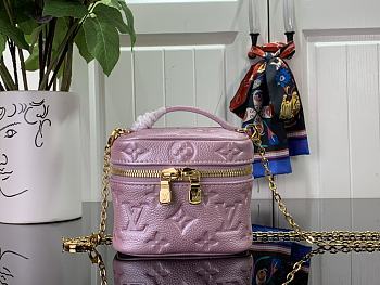 Louis Vuitton LV M82168 Micro Vanity Pink Size 11 x 10 x 8 cm