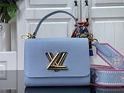 Louis Vuitton LV Twist PM Epi Leather M22515 Blue Size 19 x 15 x 9 cm - 1