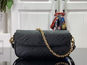 Louis Vuitton LV Wallet On Chain Ivy Handbag Black M81911 Size 23.5 x 12 x 4.3 cm
