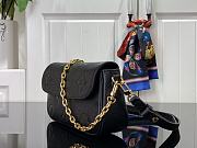 Louis Vuitton LV Wallet On Chain Ivy Handbag Black M81911 Size 23.5 x 12 x 4.3 cm - 5