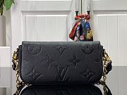 Louis Vuitton LV Wallet On Chain Ivy Handbag Black M81911 Size 23.5 x 12 x 4.3 cm - 4