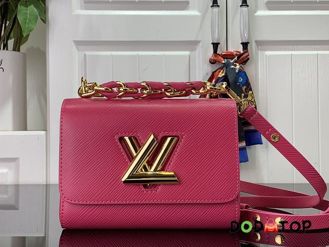 Louis Vuitton LV Twist Small Handbag M50332 Rose Red Size 19 x 15 x 9 cm - 1