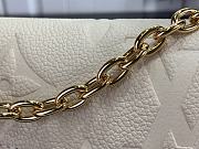 Louis Vuitton LV Wallet On Chain Ivy Handbag Beige Size 23.5 x 12 x 4.3 cm - 3