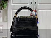 Louis Vuitton LV Capucines Mini Handbag Crocodile Pattern Size 21 x 14 x 8 cm - 2