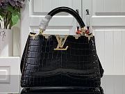 Louis Vuitton LV Capucines Small Handbag Crocodile Pattern Size 27 x 18 x 9 cm - 1