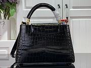 Louis Vuitton LV Capucines Small Handbag Crocodile Pattern Size 27 x 18 x 9 cm - 5