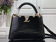 Louis Vuitton LV Capucines Medium Handbag Crocodile Pattern Size 31.5 x 20 x 11 cm - 1