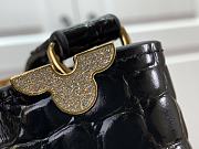 Louis Vuitton LV Capucines Medium Handbag Crocodile Pattern Size 31.5 x 20 x 11 cm - 4