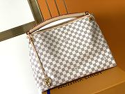 Louis Vuitton LV Artsy Medium N41174 White Grid Size 46 x 32 x 24 cm - 1