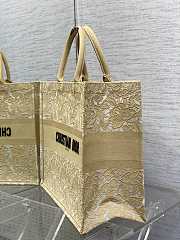 Dior Book Tote Large Yellow Flower Size 41 x 35 x 18 cm - 2