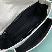 YSL Niki White Bag Metal Hardware Size 28 x 14 x 20 cm - 3