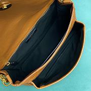 YSL Niki Brown Bag Metal Hardware Size 28 x 14 x 20 cm - 2