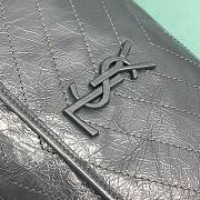 YSL Niki Grey Bag Metal Hardware Size 28 x 14 x 20 cm - 5