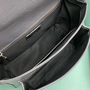YSL Niki Grey Bag Metal Hardware Size 28 x 14 x 20 cm - 4