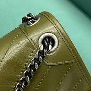 YSL Niki Green Bag Metal Hardware Size 28 x 14 x 20 cm - 4