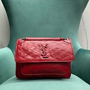 YSL Niki Red Bag Metal Hardware Size 28 x 14 x 20 cm - 1