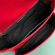 YSL Niki Red Bag Metal Hardware Size 28 x 14 x 20 cm - 5