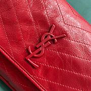 YSL Niki Red Bag Metal Hardware Size 28 x 14 x 20 cm - 2