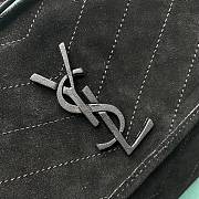 YSL Niki Suade Black Bag Metal Hardware Size 28 x 14 x 20 cm - 2