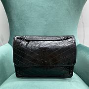 YSL Niki Large Black Bag Black Hardware Size 32 x 14 x 23 cm - 1