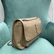 YSL Niki Large Beige Bag Metal Hardware Size 32 x 14 x 23 cm - 2