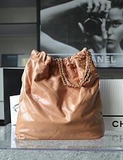 Chanel 22 Bag Caramel Gold Buckle Size 48 x 45 x 10 cm - 4