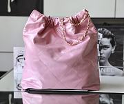 Chanel 22 Bag Pink Gold Buckle Size 48 x 45 x 10 cm - 6