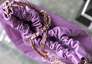 Chanel 22 Bag Purple Gold Buckle Size 48 x 45 x 10 cm - 2