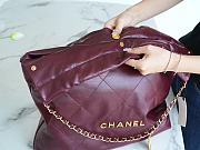 Chanel 22 Bag Red Gold Buckle Size 48 x 45 x 10 cm - 4
