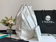 Chanel 22 Bag White Silver Buckle Size 48 x 45 x 10 cm - 6