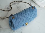 Chanel Mini Flap Bag Metal Ball Denim Lambskin Size 13 × 20 × 7 cm - 6