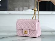 Chanel Chain Small Flap Bag Pink Size 13 x 18 x 7 cm - 5