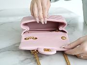 Chanel Chain Small Flap Bag Pink Size 13 x 18 x 7 cm - 3