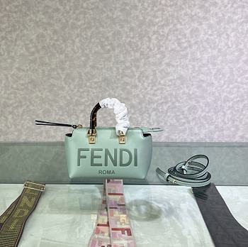 Fendi Mini By The Way Mini Bag Green Size 17 x 18 x 8 cm