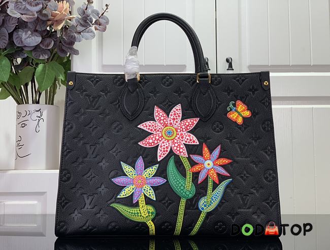 Louis Vuitton LV x YK Onthego Mini Handbag M46416 Black Size 35 x 27 x 14 cm - 1