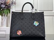 Louis Vuitton LV x YK Onthego Mini Handbag M46416 Black Size 35 x 27 x 14 cm - 4