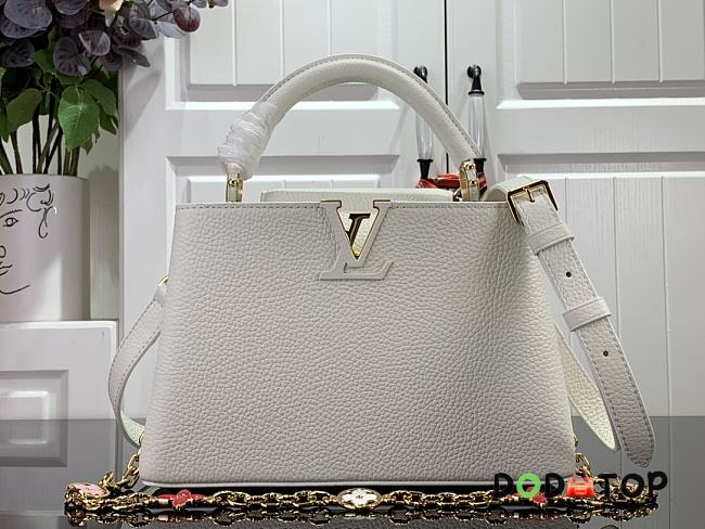 Louis Vuitton LV Capucines BB M20708 White Size 27 cm - 1